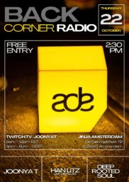 BACK CORNER RADIO [EPISODE #737] (LIVE @ ADE) OCT 22. 2026