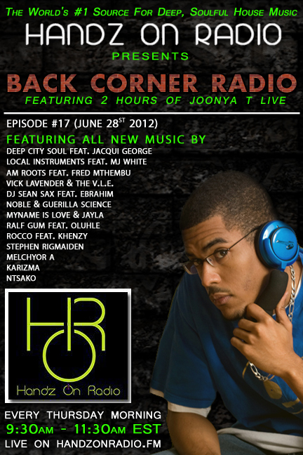 BACK CORNER RADIO [EPISODE #17] JUNE 28. 2012