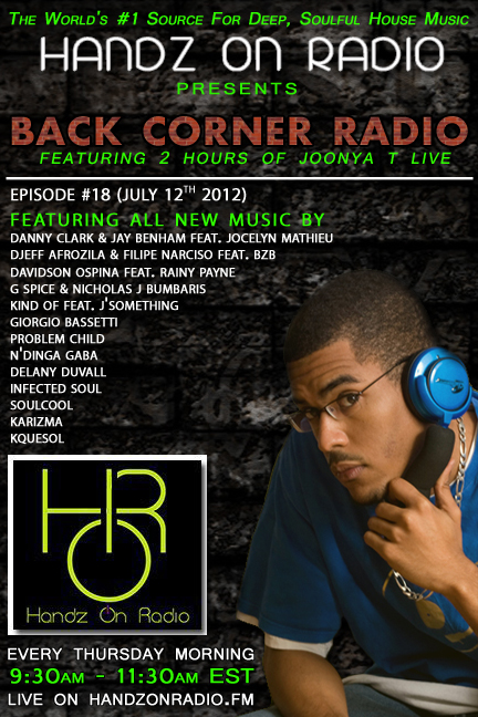 BACK CORNER RADIO [EPISODE #18] JULY 12. 2012