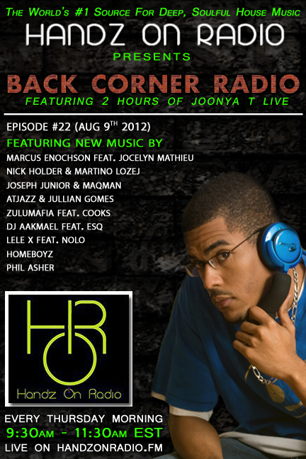 BACK CORNER RADIO  [EPISODE #22] AUG 9. 2012