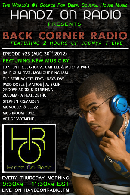 BACK CORNER RADIO [EPISODE #25] AUG 30. 2012