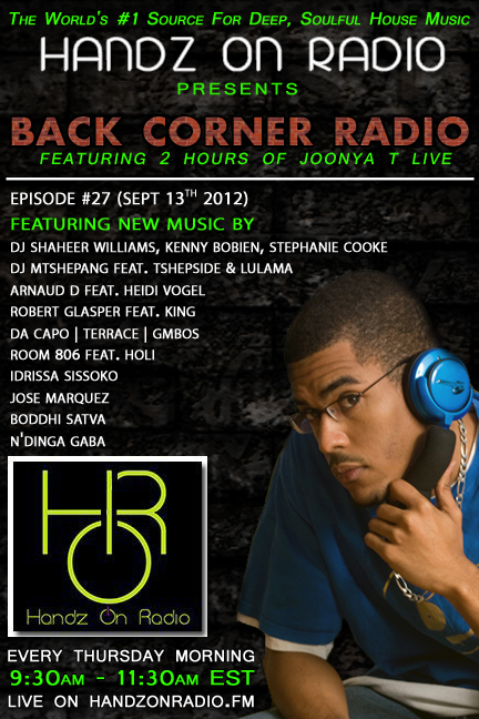 BACK CORNER RADIO [EPISODE #27] SEPT 13. 2012