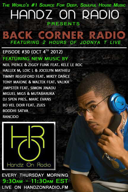 BACK CORNER RADIO [EPISODE #30] OCT 4. 2012