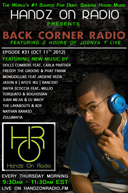 BACK CORNER RADIO [EPISODE #31] OCT 11. 2012