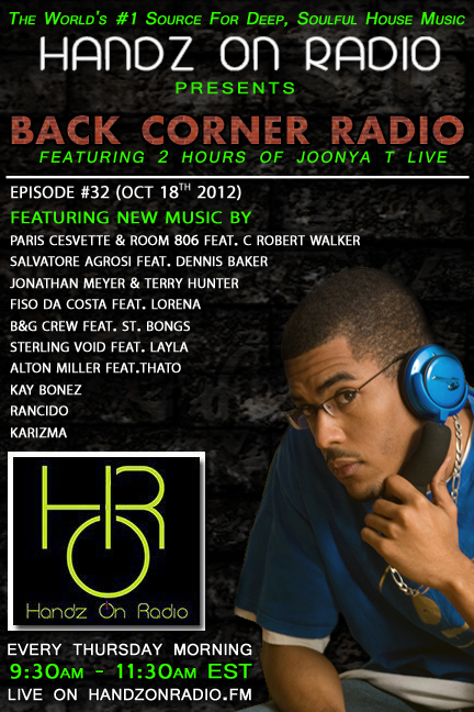 BACK CORNER RADIO [EPISODE #32] OCT 18. 2012