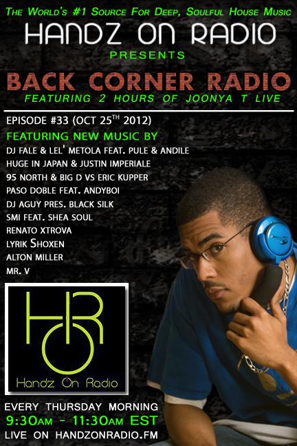 BACK CORNER RADIO [EPISODE #33] OCT 25. 2012