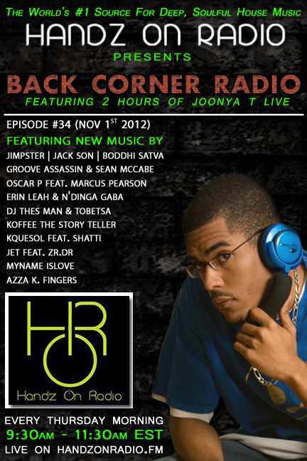 BACK CORNER RADIO [EPISODE #34] NOV 1. 2012