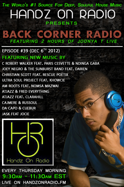 BACK CORNER RADIO [EPISODE #39] DEC 6. 2012