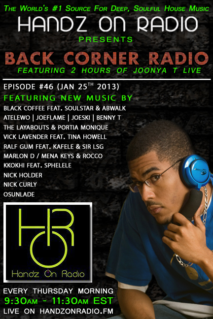 BACK CORNER RADIO [EPISODE #46] JAN 24. 2013