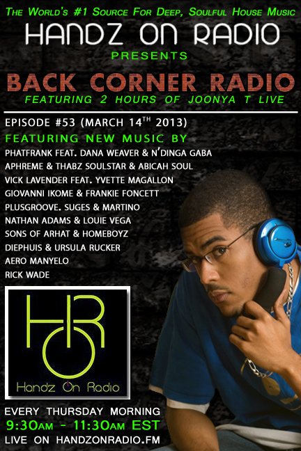 BACK CORNER RADIO [EPISODE #53] MARCH 14. 2013