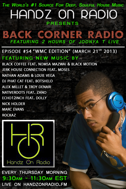 BACK CORNER RADIO [EPISODE #54] MARCH 21. 2013