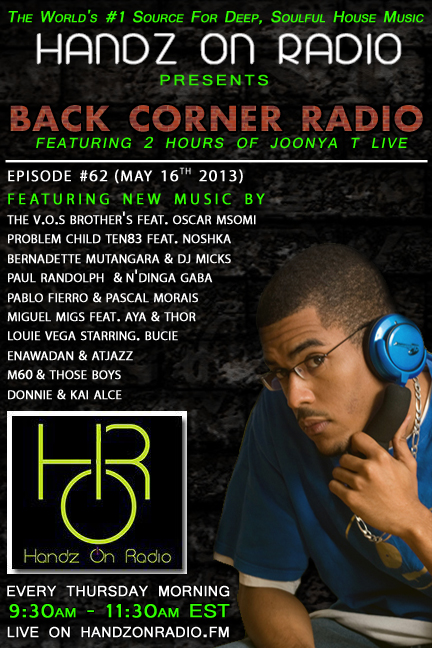 BACK CORNER RADIO [EPISODE #62] MAY 16. 2013