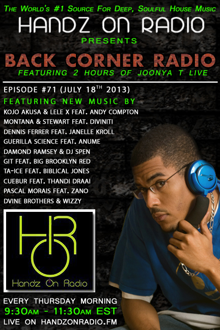 BACK CORNER RADIO [EPISODE #71] JULY 18. 2013