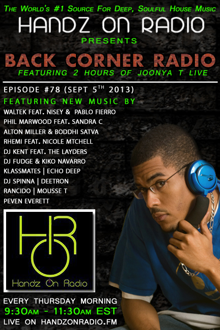 BACK CORNER RADIO [EPISODE #78] SEPT 5. 2013