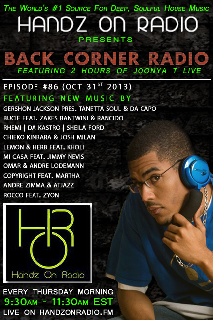 BACK CORNER RADIO [EPISODE #86] OCT 31. 2013