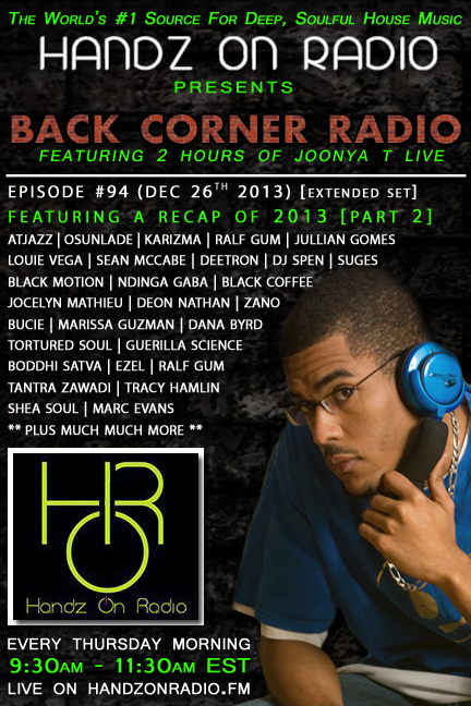 BACK CORNER RADIO [EPISODE #94] DEC 26. 2013 (2013 RECAP PART 2)