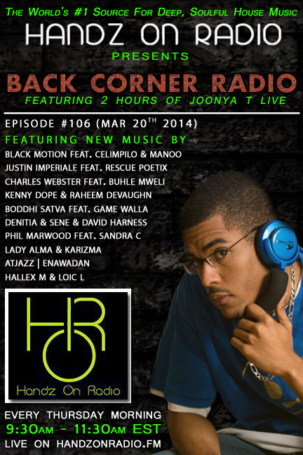 BACK CORNER RADIO [EPISODE #106] MARCH 20. 2014