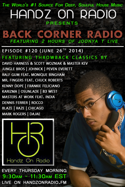 BACK CORNER RADIO [EPISODE #120] #ThrowBackThursday [JUNE 26. 2014]