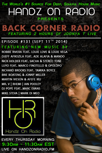 BACK CORNER RADIO [EPISODE #131] SEPT 11. 2014