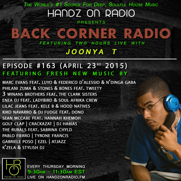 BACK CORNER RADIO [EPISODE #163] APRIL 23. 2015