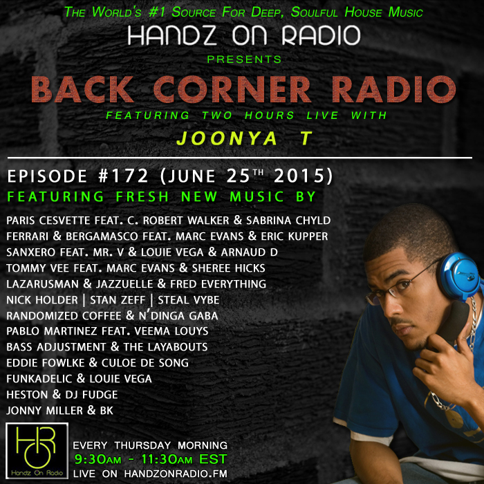 BACK CORNER RADIO [EPISODE #172] JUNE 25. 2015