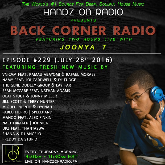 BACK CORNER RADIO [EPISODE #229] JULY 28. 2016