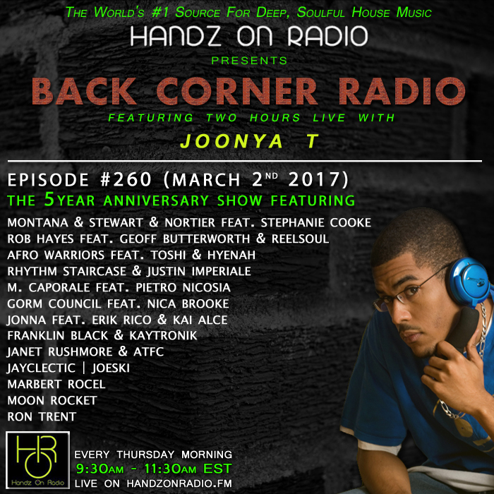 BACK CORNER RADIO [EPISODE #260] MARCH 2. 2017 (5YR ANNIVERSARY)